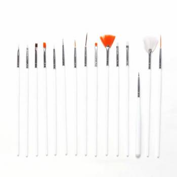 Nail Brush Set Dotting Pen And Nail Art Brush 15pcs 5pcs 3pcs Set Color Gradient Nail Brush Set Holder Factory Wholesale