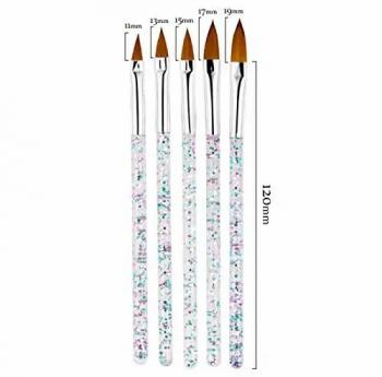 Nail Art Brushes Set 6PCS Double-ended Brush Art Gel Polish Liner Brushes Design Pen For Nail Dotting Nail Paint Brus