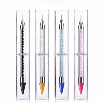 Nail double-headed dotting pen crayon dotting artifact boxed customized logo factory direct wholesale