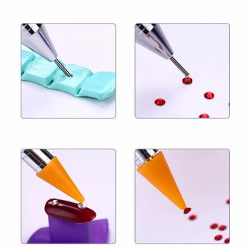 Nail double-headed dotting pen crayon dotting artifact boxed customized logo factory direct wholesale