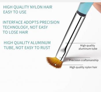 8pcs set Ocean Blue Translucent Uv Gel French Nail Art Brush Diy Drawing Line Nail Pen