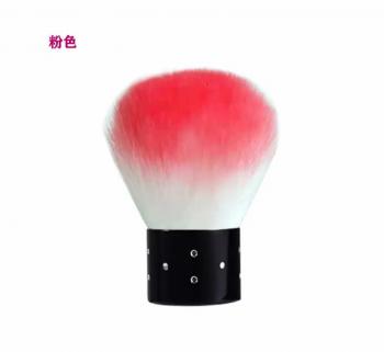 2024 Hot Sale Nail Soft Nylon Brush Dust Cleaning Brush Multiple Color Acrylic Glitter Powder Cleaner Brush