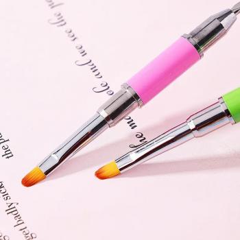 10pcs/set Double End Dual Purpose Nail Art Drawing Pen Kolinsky Hair Uv Gel Nail Line Brush