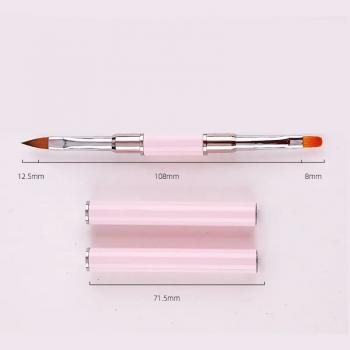 Striping Nail Art Brushes 5pcs Nail Art Brush For Long Liner Nail Pink Brush