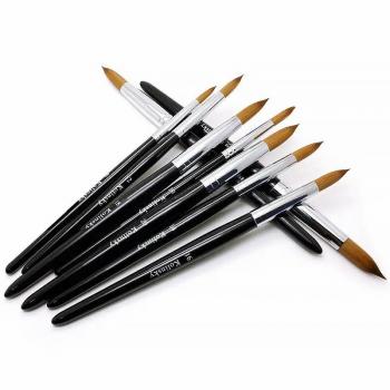 Good Quality Salon Nail Brushes Kolinsky Acrylic 20 Kolinsky 777 Acrylic Nail Brush Size For Manicure Acrylic Size