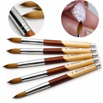Acrylic Nail Brush 100% Kolinsky Manicure Salon Tools Kolinsky Acrylic Nail Brush Pure