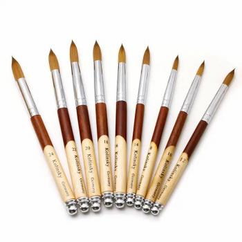 Acrylic Nail Brush 100% Kolinsky Manicure Salon Tools Kolinsky Acrylic Nail Brush Pure