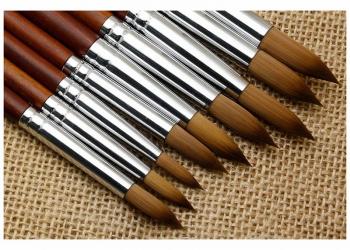 Acrylic Nail Brush 100% Kolinsky Manicure Salon Tools Kolinsky Acrylic Nail Brush Pure