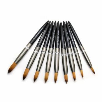 Black Handle Superior Quality Germany 100% Kolinsky Nail Acrylic Brush