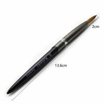 Black Handle Superior Quality Germany 100% Kolinsky Nail Acrylic Brush