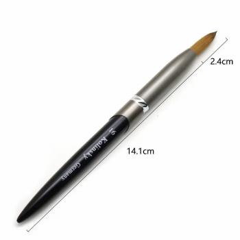 Black Handle Superior Quality Germany 100% Kolinsky Nail Acrylic Brush