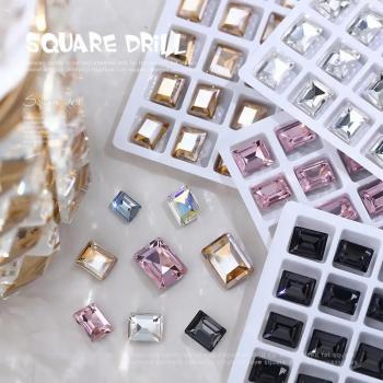 Nail Blasting and flashing Right Angle multi-cut crystal Glass drill Nail Accessories Long Right Angle Jewelry drill wholesale