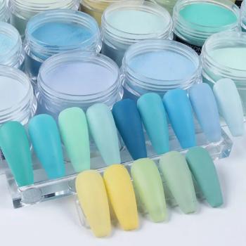 New Product 15g bottle of colorful nail carving powder Acrylic powder