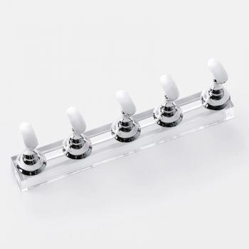 high quality hot selling colorful nail art display acrylic practise nail tip stand holder for professional nail art