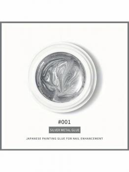 Hot Selling Trending Popular 6 Color Japanese Metallic Gel Effect Mirror UV Nail art Drawing Gel Polish