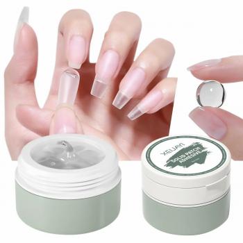 Hot Selling New Desgin 12g Solid Nail Tips Glue Soft Gel for Press On Nails Tips Extension Gel Solid Nail Tip Glue Gel