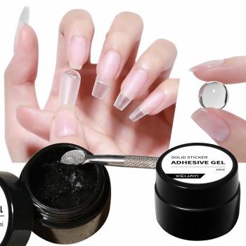 Hot selling 10ml solid patch adhesive nail adhesive new phototherapy canned nail patch gel