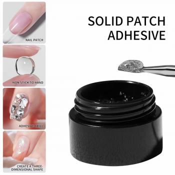 Hot selling 10ml solid patch adhesive nail adhesive new phototherapy canned nail patch gel