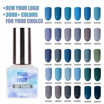 Custom Logo 3000 Colors Soak Off UV LED Resin Poly Art Gel Organic Nail Salon Polish Set