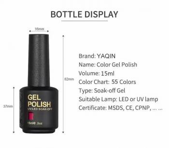 Custom Logo 3000 Colors Soak Off UV LED Resin Poly Art Gel Organic Nail Salon Polish Set