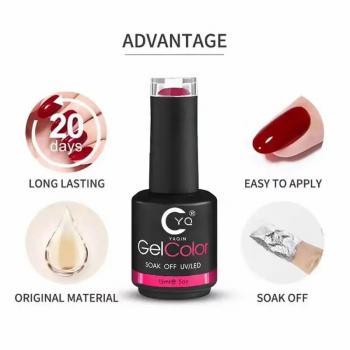 Custom Logo 3000 Colors Soak Off UV LED Resin Poly Art Gel Organic Nail Salon Polish Set