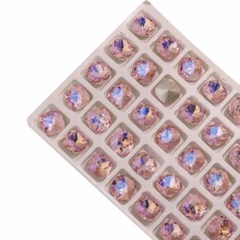 New Manicure Square Diamond Jewelry Super Flash Pointed Bottom Diamond Rose Red Protein Multi-faceted Nail Rhinestones