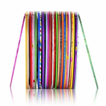 Nail art gold and silver line 30 colors metallic line with adhesive backing nail art jewelry 10 colors 30 colors nail art set