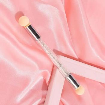 New Nail ombre Sponge Ball Box factory wholesale with 4 replaceable sponge nail ombre pen brush