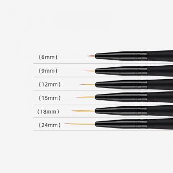 Fine liner nail art brush nails art brush powder nail art brush design liner set 3d