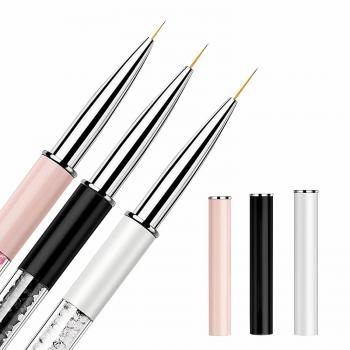 convenient durable Beauty Care Nail Liner Art Brush Nylon Nail Brush Set