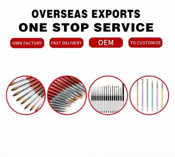 convenient durable Beauty Care Nail Liner Art Brush Nylon Nail Brush Set