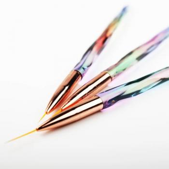 2024 newest kolinsky hair nail art brush acrylic 100% kolinsky sable nail brush