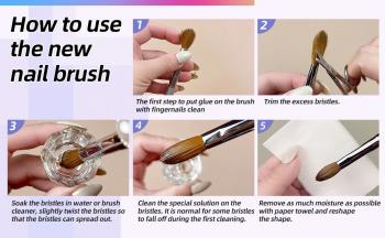 2024 newest kolinsky hair nail art brush acrylic 100% kolinsky sable nail brush