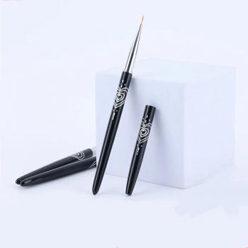 7mm Pull Line Nail Art Pull Brush Set Nylon Hair Metal Rod Color Drawing Flower Nail Art Brush