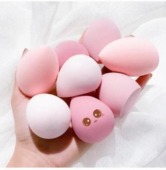 4pcs beauty makeup sponge Powder Puff Dry and Wet Combined Beauty Cosmetic makeup foundation powder sponges in egg's box