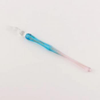 New 3pcs Handmade Rainbow Glass Dip Pen Crystal Glass Pen Calligraphy Signature Pen