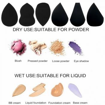 Wholesale Soft Custom Face Latex Free Makeup Sponge Beauty Puff Sponge Private Label