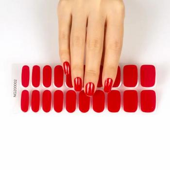 Korean 3d Semicured Nail Wrap Custom Logo Uv Cured Lamp Semi-cured Gel Nail Sticker for Gel Application on Art Nail