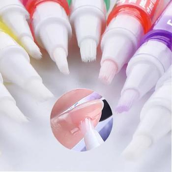 New Private Label No Logo Finger Nail Repair Treatment Softener Strengthener Nourishing Cuticle Serum Custom Logo Nail Oil Pen