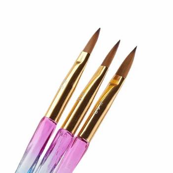 2024 new acrylic nail brush pure kolinsky 2 4 6 8 10 12 14 16 18 20 22 24