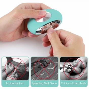 2024 new arrival nail supplies Smart electric manicure equipment electric nail clippers baby pedicure nail cutter