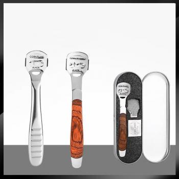 2024 OEM Wholesale 4 In 1 Professional Wood Stainless Steel Metal Foot File Callus Remover
