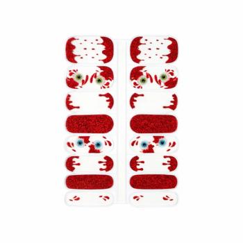 Semi Cured Cat Eye Gel Nail Wraps OEM ODM Children UV Gel Nail Wrap Stickers2024
