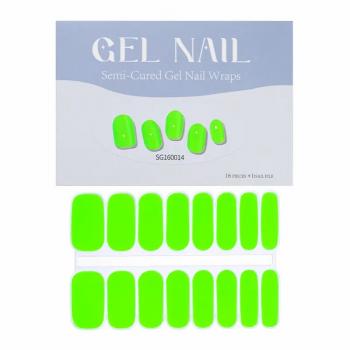 Semi Cured Cat Eye Gel Nail Wraps OEM ODM Children UV Gel Nail Wrap Stickers2024