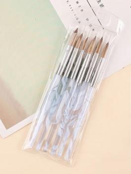 NEW Kolinsky Acrylic Nail Brush Custom Logo Resin Handle Acrylic Nail Brush 100 Kolinsky