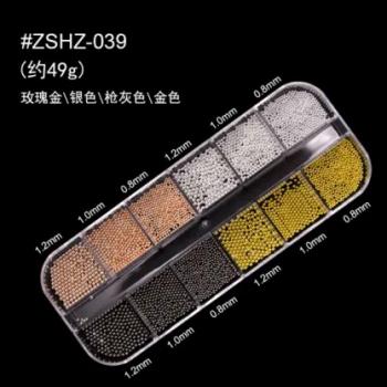New Premium 12 Grid nail pearls Mix Size Colorful Pearls Rhinestone Applique Round Beads Pearls For Decoration