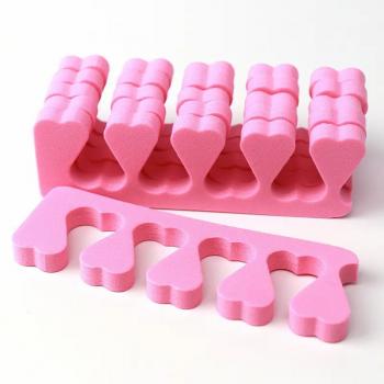 Professional Nail supplies wholesale Toe Separator Toe Finger Stretcher Nail Polish Divide Eva Foam Toe Separator