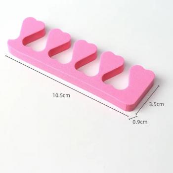 Professional Nail supplies wholesale Toe Separator Toe Finger Stretcher Nail Polish Divide Eva Foam Toe Separator