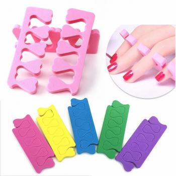 Professional Nail supplies wholesale Toe Separator Toe Finger Stretcher Nail Polish Divide Eva Foam Toe Separator