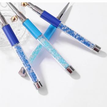 2023 Professional 100% Pure Kolinsky Custom Logo Nail Art Tools Acrylic Nail Brush Hair Acrylic Nail Art Brush